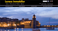 Desktop Screenshot of laroca-immobilier.com